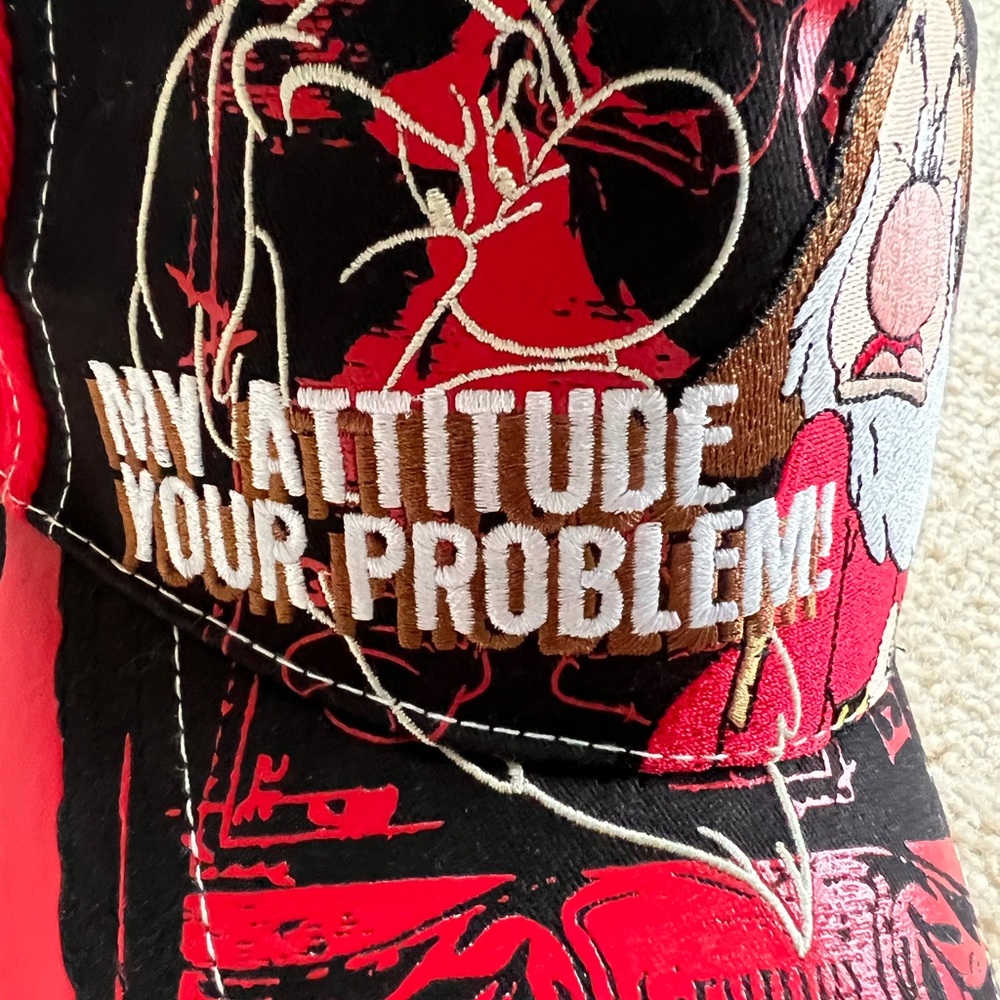 Disney Red Grumpy Hat - image 4